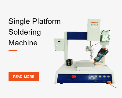Single platform soldering machine
