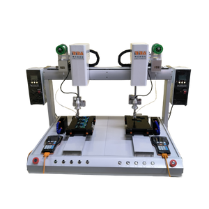 Dual Soldering Heads Robotic Soldering Solutions Double Tin Feeding System Automatic Soldering Robot