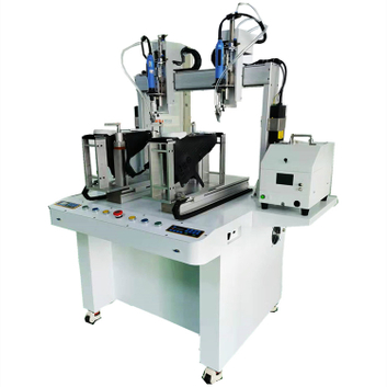 Blowing Type Automatic Screw Fitting Machine with Double Screw Feeding System