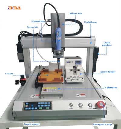 Compact Desktop Screw Fastening Equipment for Mobile Phone Assembly
