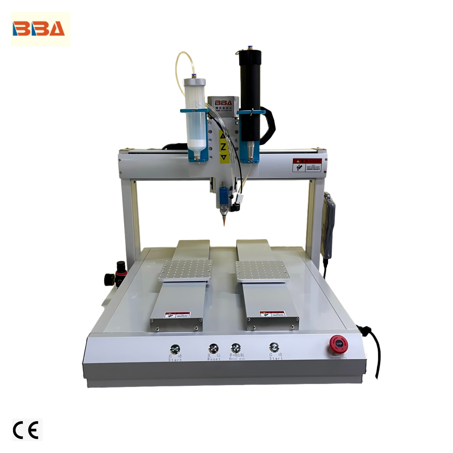 BBA High Efficiency Peristaltic Automatic Glue Dispensing Robot with High Precision Nozzle Used in Battery Assembly