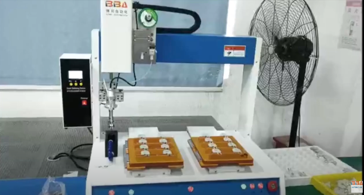 Automatic soldering equipment with dual working platforms, China factory price