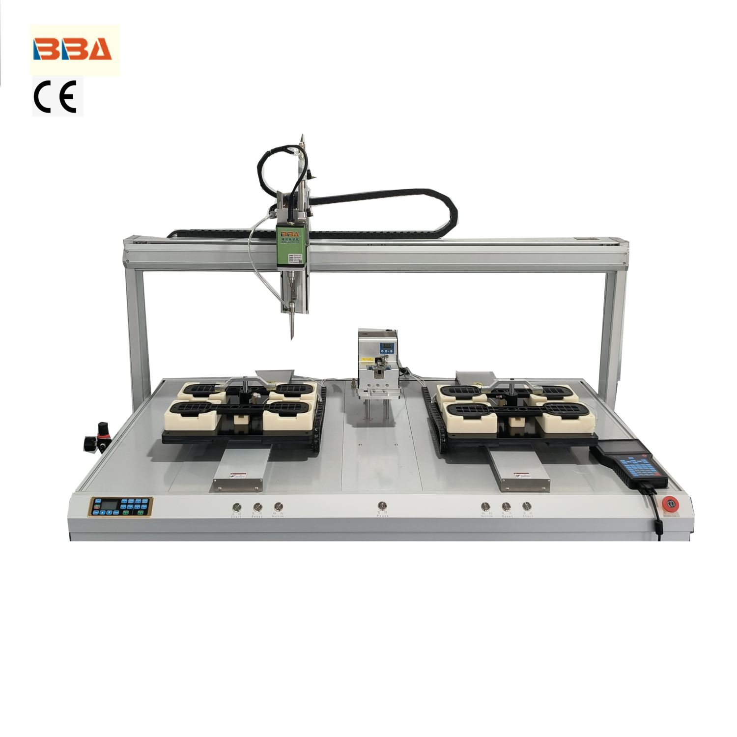 BBA Automated Dual Table Screw Fastening Robot Bolt Tightening Machine Screw Feeding Machine Screw Dispenser Machinery