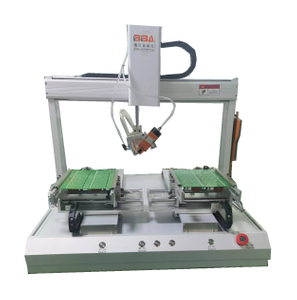 BBA Dual Platform Automatic PCB Lead Pin Clipping Machine THT Cutting Robot