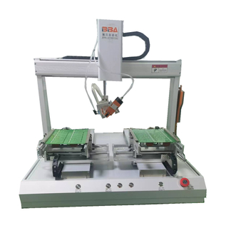 BBA Dual Platform Automatic PCB Lead Pin Clipping Machine THT Cutting Robot