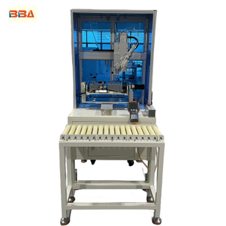 Factory Price 400ml/50ml AB Glue Auto Dispenser Machine with Roller Conveyor for Battery Gluing