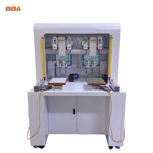 BBA Dual-Head Soldering Machine with Cabinet Design and Dual Platforms for Precise Soldering