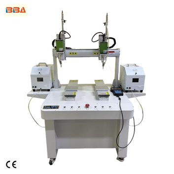 BBA XYZ Axis Automatic Screw Fastening Robot with Dual Bolt Feeding System | High-Speed Screw Driving Machine for Assembly Line Automation