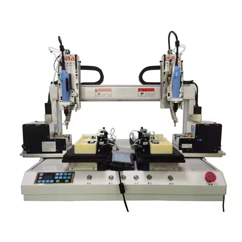 Factory Sale Desktop Screw Tightening Robot with Double Feeding System