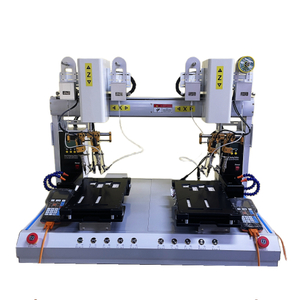 Soldering Machine Full Automated Dual Soldering Iron Head for PCB with Long Pin Welding