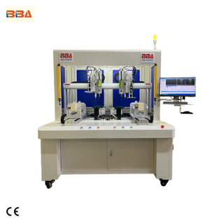 Cabinet Type Dual-Head Vision Thread Insert Assembly Machine, Automatic M3 Helicoil Insertion Machine for Aluminum Die Casting
