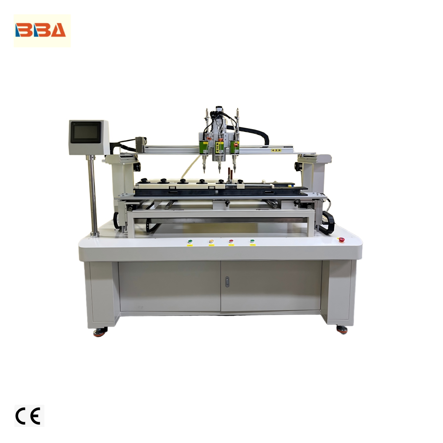 Custom-engineered cabinet-style 3-axis screw-locking machine; multi-axis synchronous screw-driving machines for various irregularly shaped plastic housings