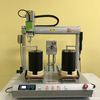 Dual-station automatic screw driving machine, electronic radiator screw assembly machine, anti-lost screw alarm screw machine