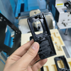 Cabinet-style dual-head (front and rear) screw-driving machine; custom-made fixture with flipping mechanism for fastening; suitable for plastic products; Chinese manufacturer.