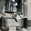 High-precision fully automatic screw-driving machine for door locks; vacuum-pickup tightening equipment for small screws; equipped with a safety light curtain.