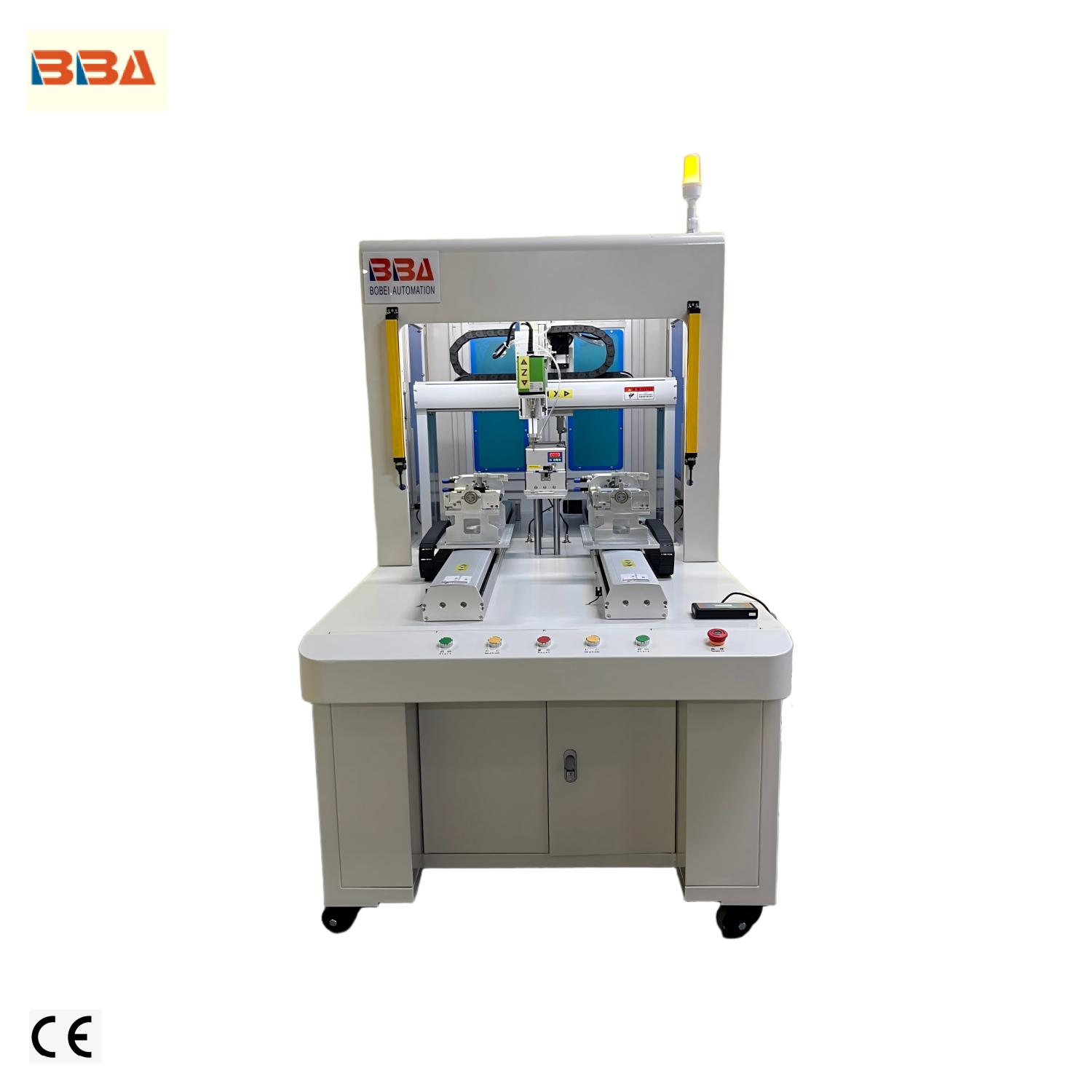 Inline Cabinet Automatic Screw Locking Machine For Production Line Assembly Dual Station Cabinet Automatic Screw Driving Machine Servo Screw Fastening Robot