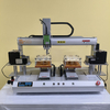 Customized desktop dual-servo screw-driving robot; high-speed, dual-station screw-driving machine for small appliance remote control plastic housings; PCB screw-driving machine.