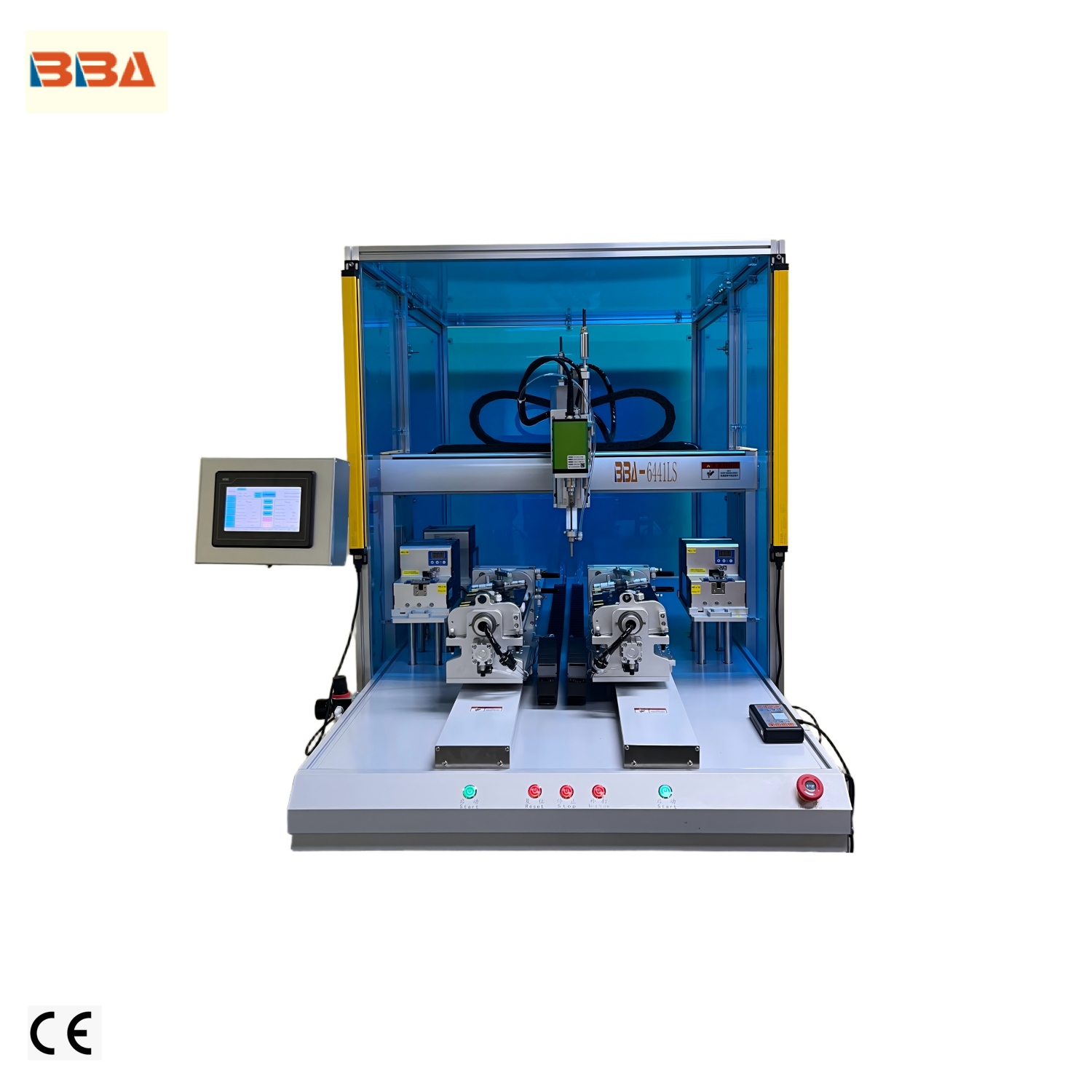 High‑Speed Cycling Two Worktable Auto Screw Tightening Machine With Blowing Screw Feeder