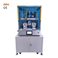 Cabinet-style dual-head (front and rear) screw-driving machine; custom-made fixture with flipping mechanism for fastening; suitable for plastic products; Chinese manufacturer.